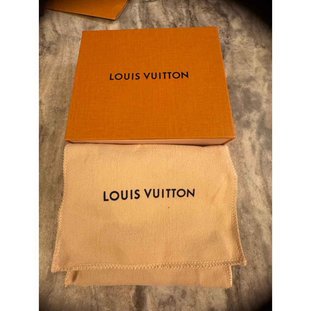 Louis Vuitton Monogram Canvas Card Holder with Gold LV Charm - Picture 10 of 11